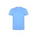 Camiseta técnica niña/niño buena transpiración varios colores Azul Claro 4-5