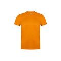 Camiseta técnica niña/niño buena transpiración varios colores Naranja 6-8