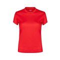 Camiseta técnica niña/niño buena transpiración varios colores Roj 4-5