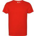 Camiseta técnica con bajo trasero más largo Rojo 2Xl