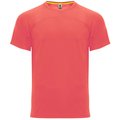 Camiseta Técnica Unisex Manga Ranglán CORAL FLUOR L