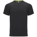 Camiseta Técnica Unisex Manga Ranglán Negro Xs