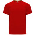 Camiseta Técnica Unisex Manga Ranglán Rojo XS