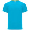 Camiseta Técnica Unisex Manga Ranglán Turquesa XS