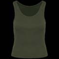 Camiseta de tirantes para chica Organic Khaki Xs