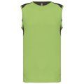 Camiseta tirantes deportiva bicolor Lime / Dark Grey L