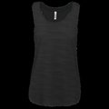 Camiseta tirantes holgada deporte mujer Black M