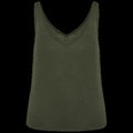 Camiseta de tirantes de lino Organic Khaki XS