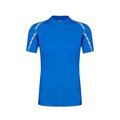 Camiseta Transpirable con Tiras Reflectantes Azul S