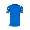 Camiseta Transpirable con Tiras Reflectantes Azul S