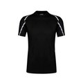 Camiseta Transpirable con Tiras Reflectantes Neg S