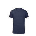 Camiseta Triblend cuello de pico Heather Navy S