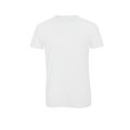 Camiseta Triblend hombre cuello redondo White 3XL