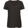 Camiseta ultrasuave cuello de pico Black L