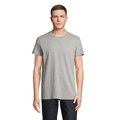 Camiseta Unisex 100% Algodón Gris Jaspeado M