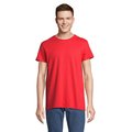 Camiseta Unisex 100% Algodón Rojo Brillante XS