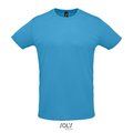 Camiseta Unisex 130g Sublimable en Blanco Aqua L
