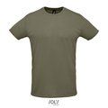 Camiseta Unisex 130g Sublimable en Blanco Army Xs