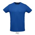 Camiseta Unisex 130g Sublimable en Blanco Azul Royal 3Xl