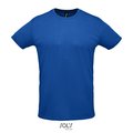 Camiseta Unisex 130g Sublimable en Blanco Azul Royal Xxl