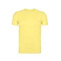 Camiseta Unisex adulto algodón orgánico Amarillo Pastel S