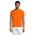 Camiseta Unisex Algodón 43 Colores Solo Personalizada Naranja M