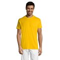 Camiseta Unisex Algodón 43 Colores Solo Personalizada Oro XXS