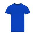 Camiseta unisex de algodón cuello redondo Azul L