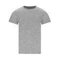 Camiseta unisex de algodón cuello redondo Gri Xxl