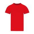 Camiseta unisex de algodón cuello redondo Roj S