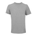 Camiseta unisex de algodón peinado Gris Claro Mélange M