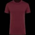 Camiseta unisex cuello redondo Wine Heather XXL