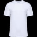Camiseta unisex hombros caídos White Xl