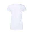 Camiseta V-Neck Entallada Algodón Mujer