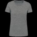 Camiseta vintage mujer algodón Slub Grey Heather M