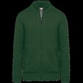 Cárdigan con forro polar hombre Forest Green XXL