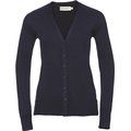 Cárdigan mujer cuello pico 50% algodón French Navy Xs