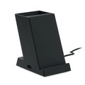 Cargador 15W Inalámbrico con Lapicero Negro