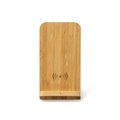 Cargador inalámbrico de bambú con luz de carga Bambu Talla Única Adulto