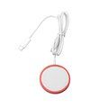 Cargador inalámbrico magnético de aluminio reciclado Rojo