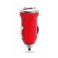Cargador USB para coche de 1000 mAh Roj