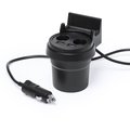 Cargador USB Mechero Coche y Soporte Neg