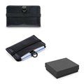 Cartera de piel con bloqueo RFID