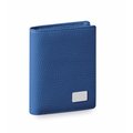 Cartera de polipiel brillante Azul
