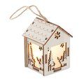 Casa Adorno Navideño MDF con Luz