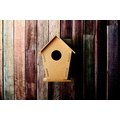 Caseta de madera para pájaros