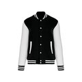 Cazadora béisbol unisex Black / White L