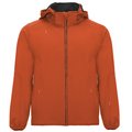 Cazadora Softshell con capucha extraíble Naranja Bermellon/Ebano S