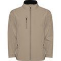 Cazadora Softshell con cremallera invertida Arena Oscuro L