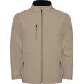 Cazadora Softshell con cremallera invertida Arena Oscuro S